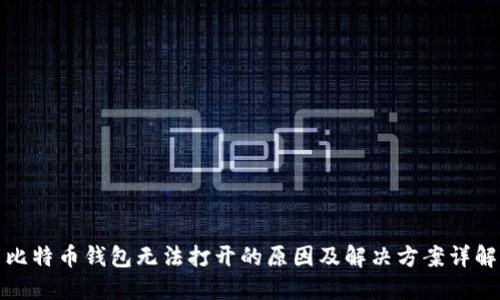 比特币钱包无法打开的原因及解决方案详解