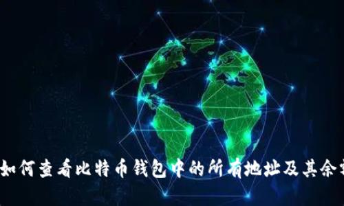  如何查看比特币钱包中的所有地址及其余额